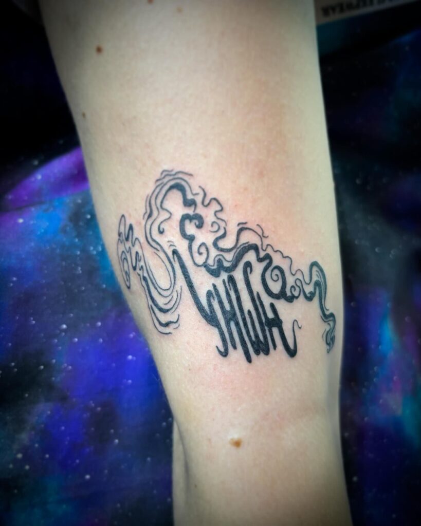 Sacred Inscription yhwh tattoos tattoo