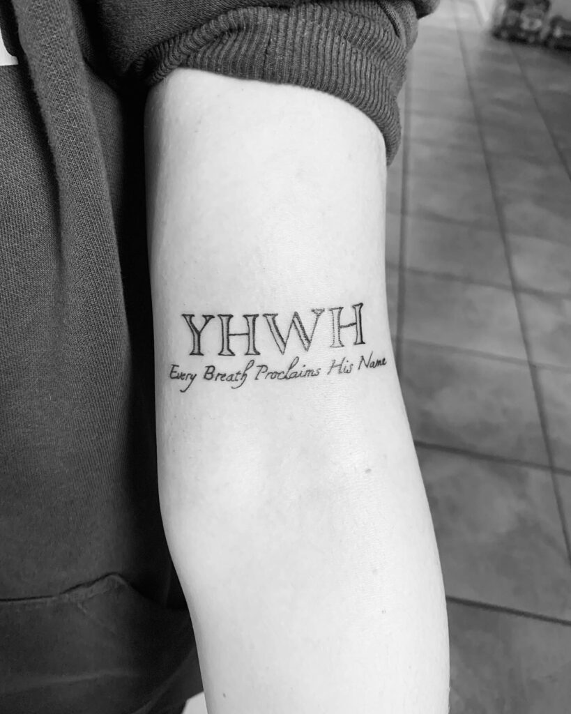 Vertical Devotion yhwh tattoos tattoo
