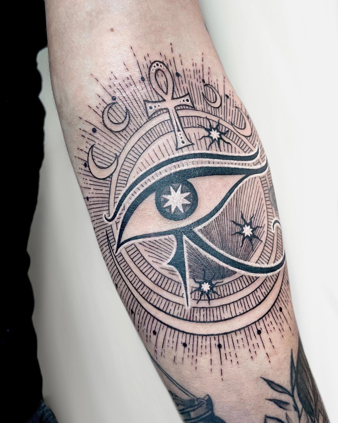 Celestial Eye Of Horus Tattoo