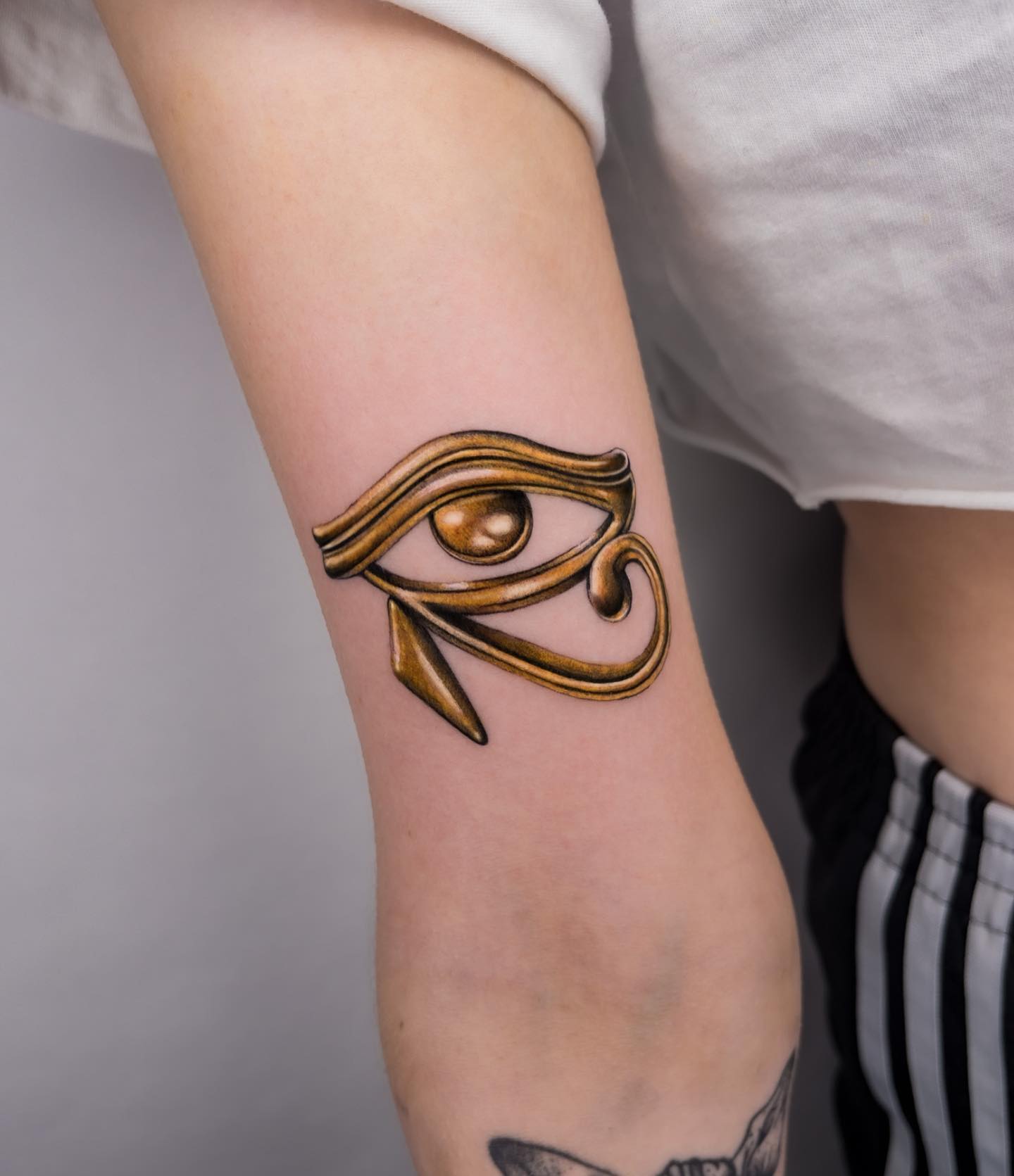 Golden Eye Of Horus Tattoo