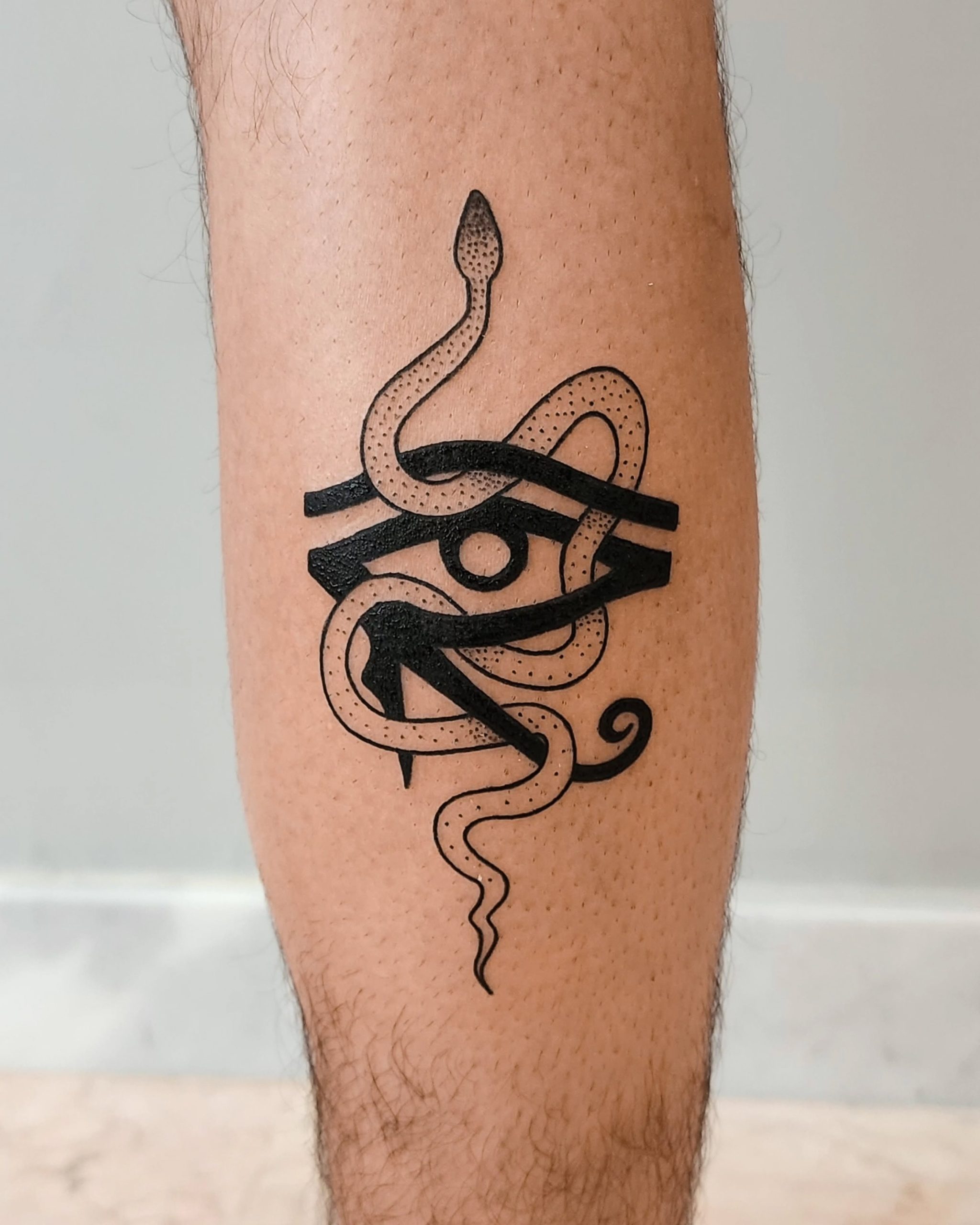 Serpent Eye Of Horus Tattoo