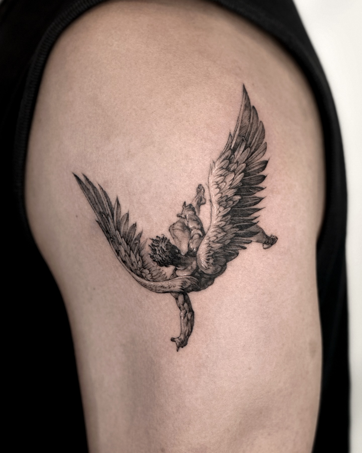 Celestial Geometry Icarus Tattoo