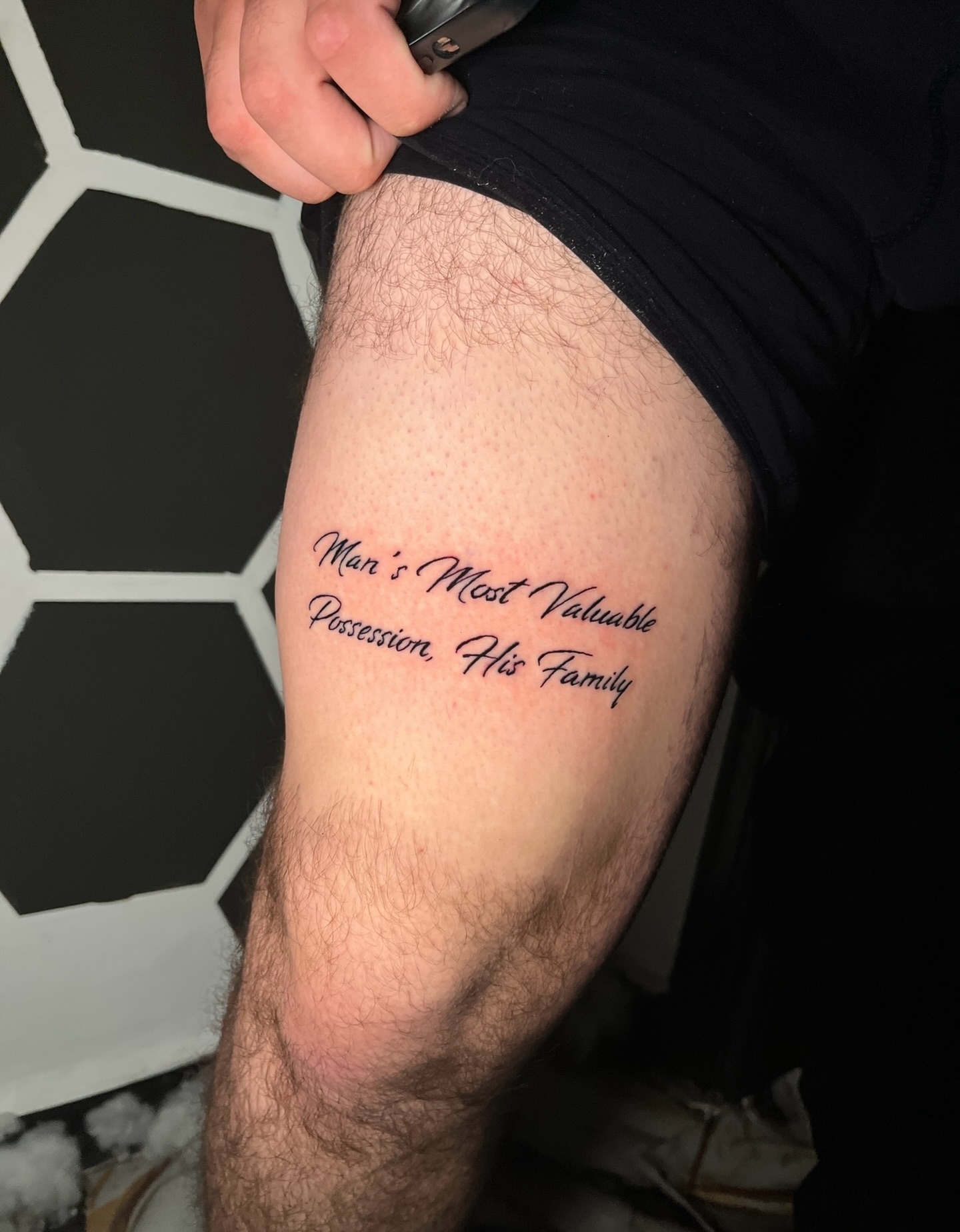 Family Quote Script Tattoo family tattoos for men tattoo