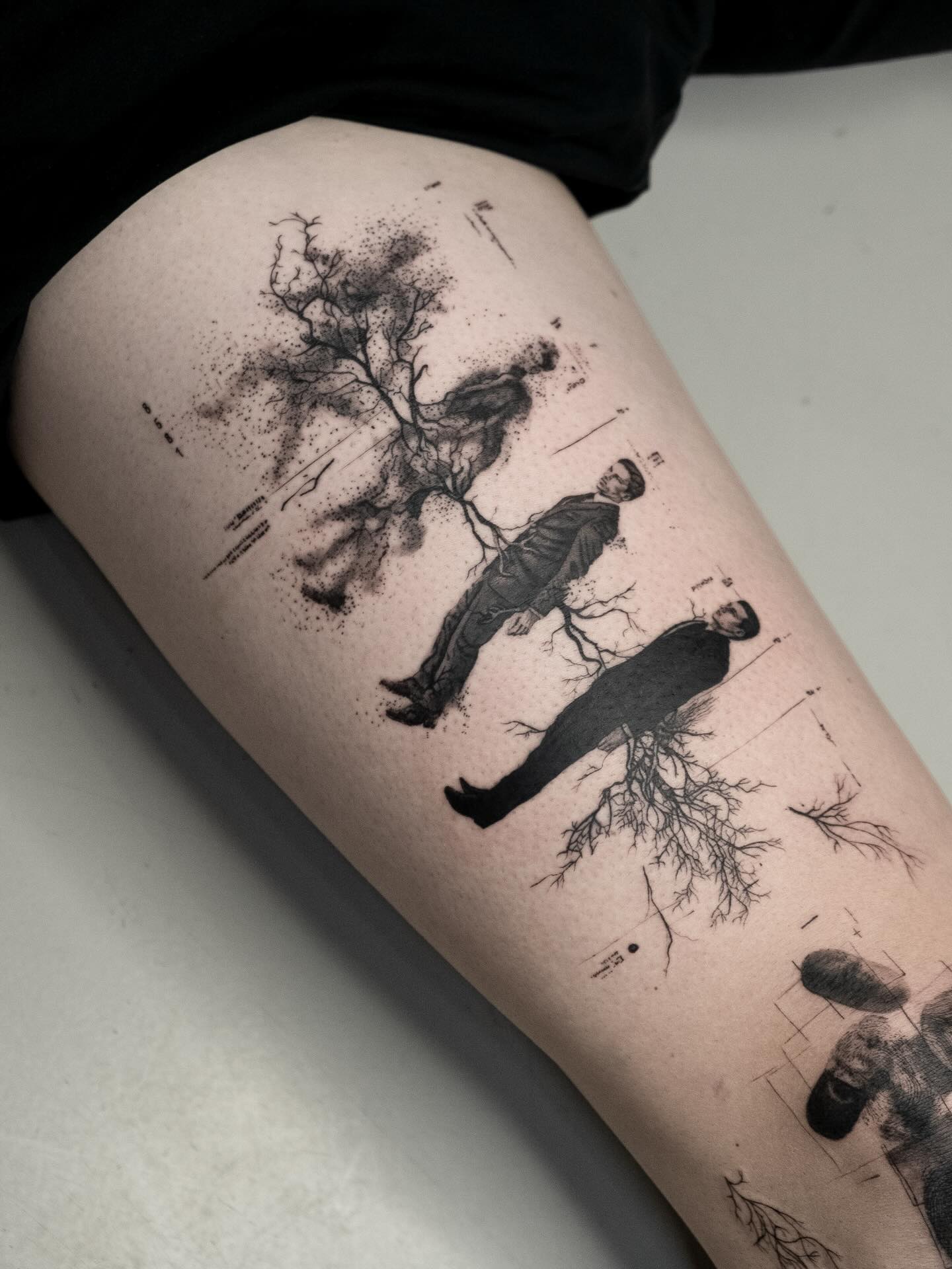 Family Roots Portrait Tattoo family tattoos tattoo