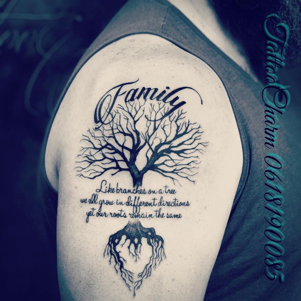 Family Roots Tree Tattoo family tree tattoos tattoo