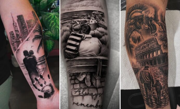 15+ Father and Son Tattoo Ideas Built on Respect and Shared Memories