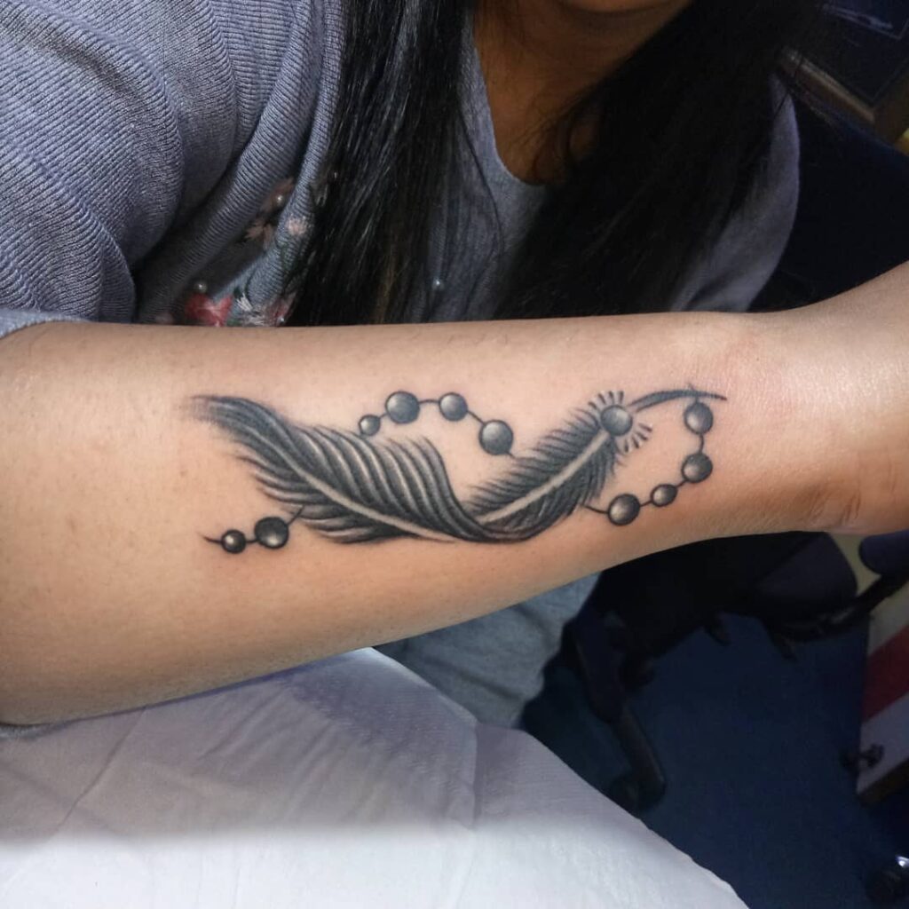 Always Minimal Script Wrist Tattoo