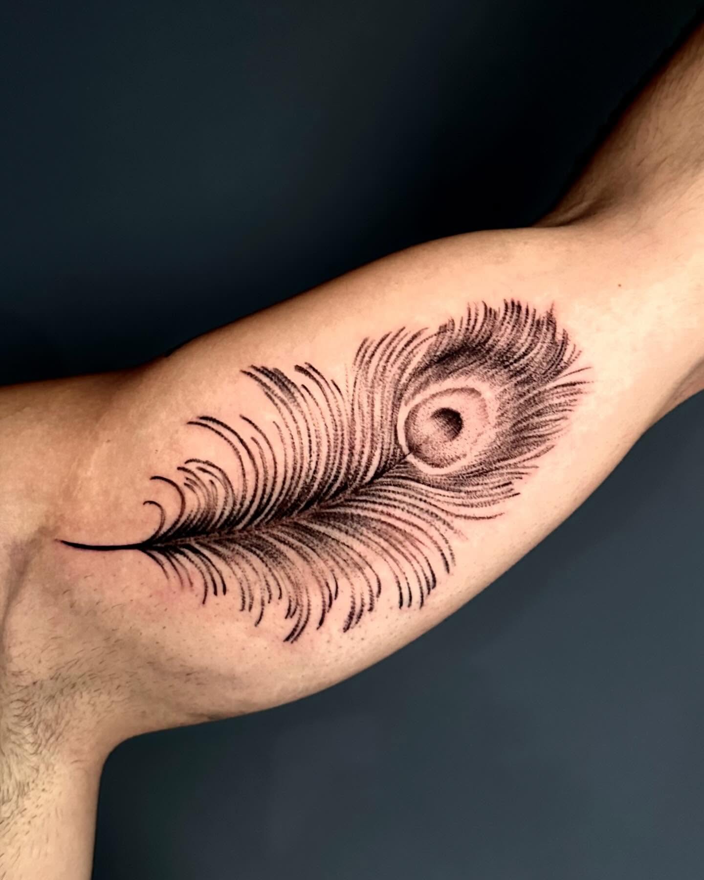 Peacock Feather Tattoo