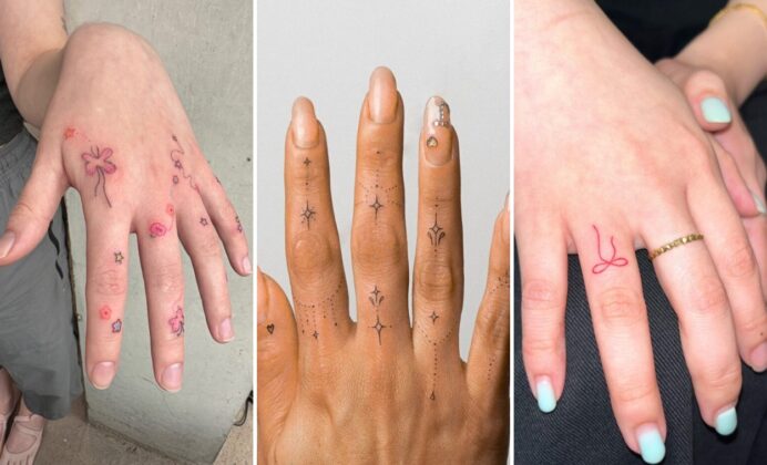 25+ Finger Tattoo Ideas for Women Delivering Chic Micro Artistry
