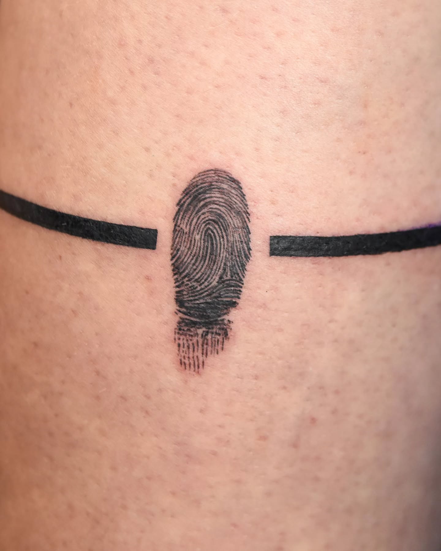Fingerprint Bracelet Tattoo