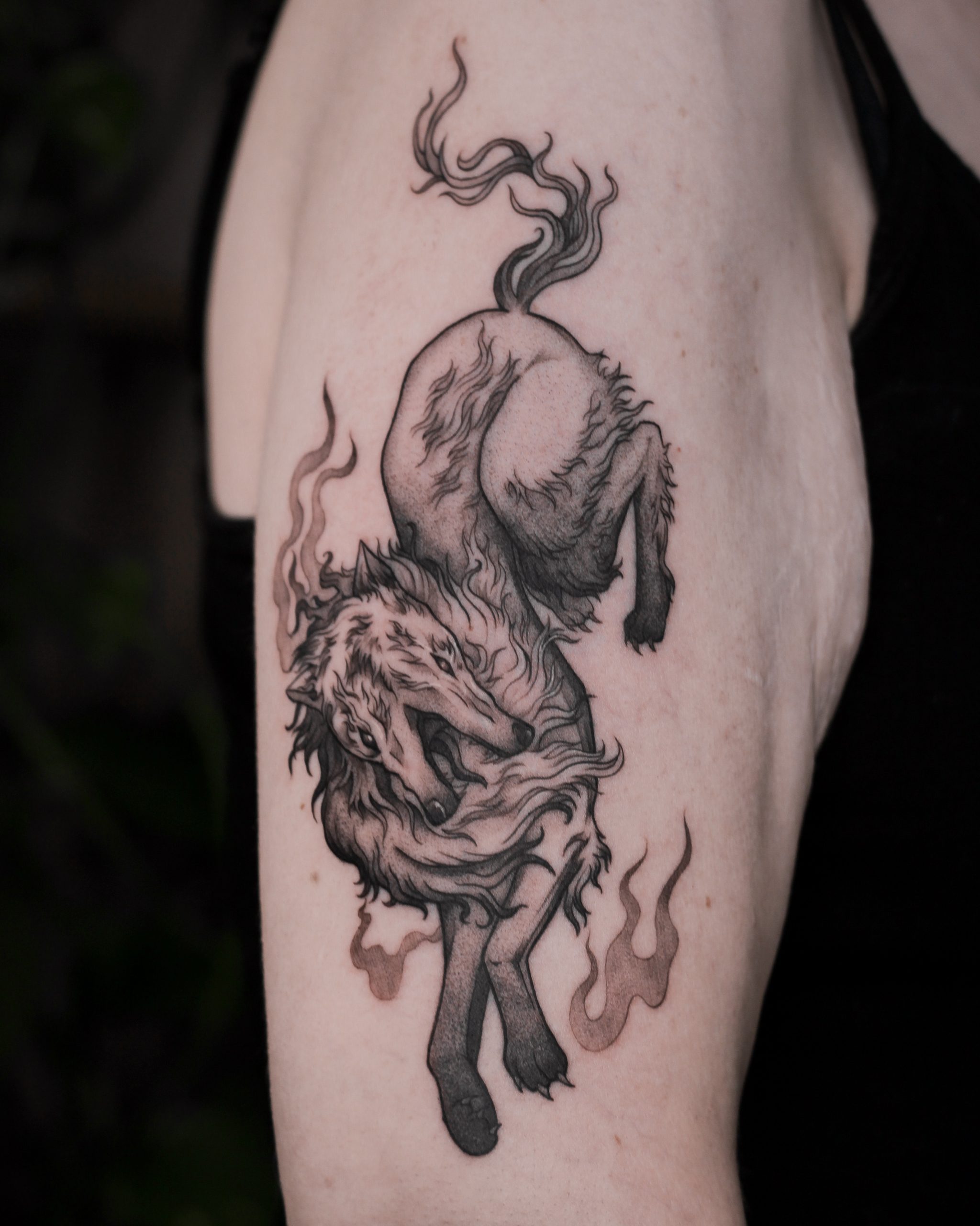 Dark Jester Scarecrow Tattoo