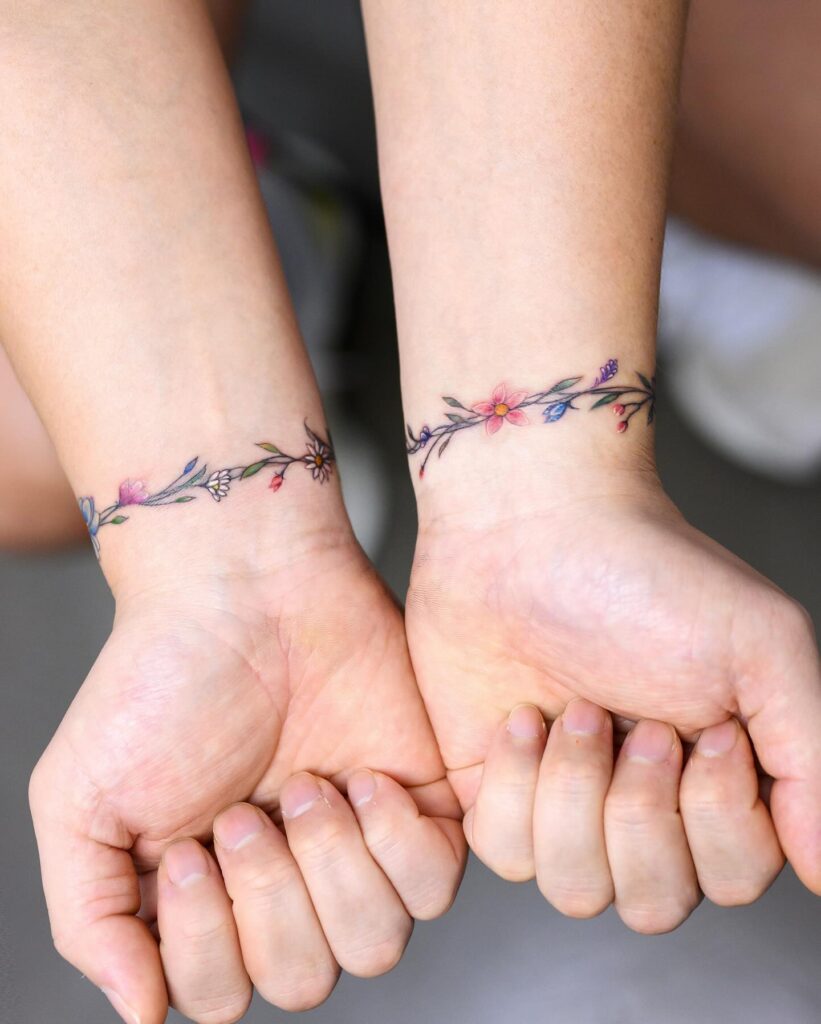 Pet Pawprint Tribute Tattoo
