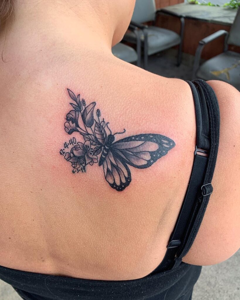 Lioness And Cubs Shoulder Tattoo