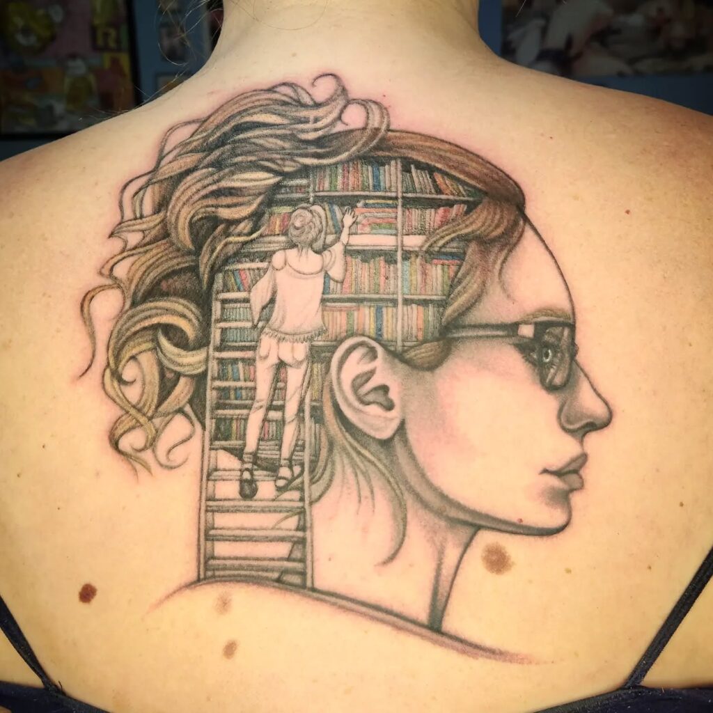 Grand Staircase Library Tattoo