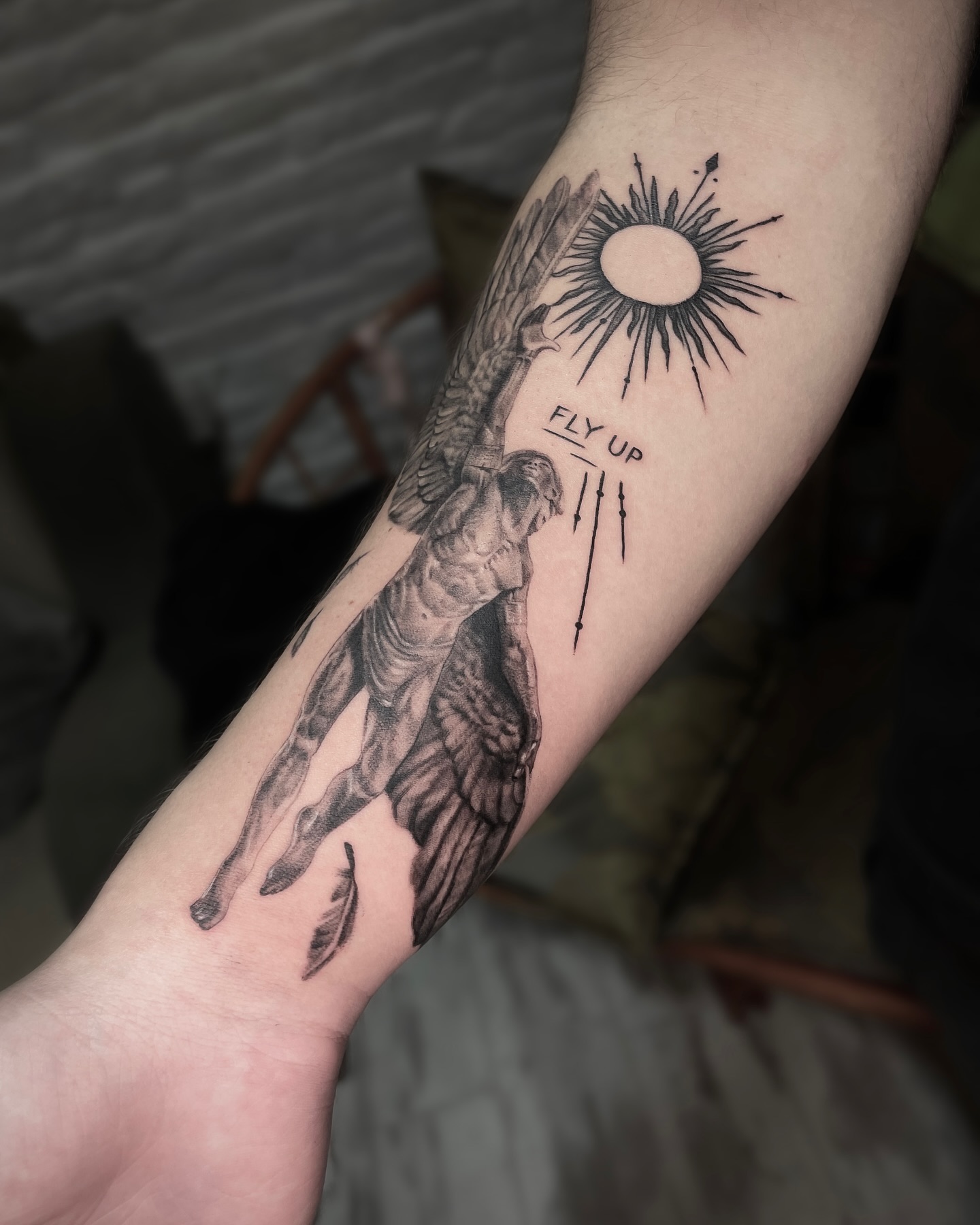 Falling Icarus Tattoo