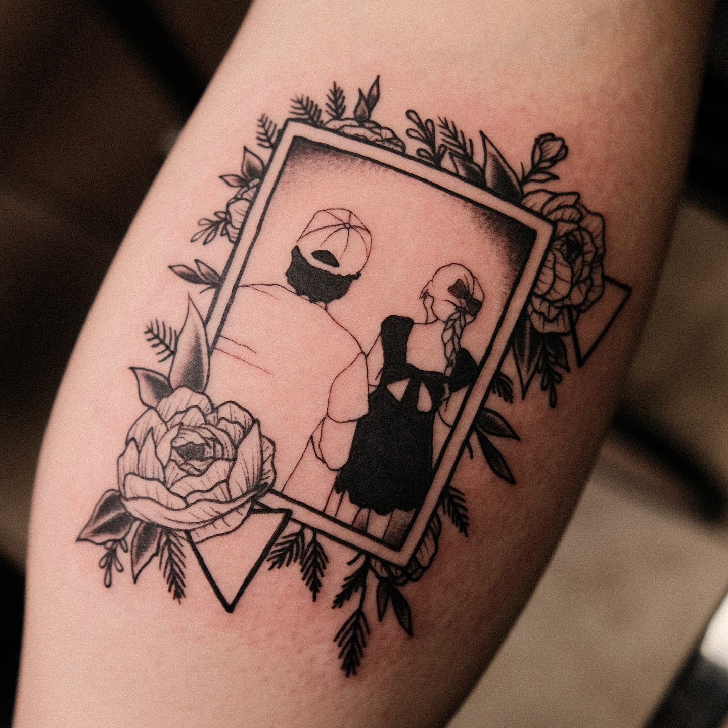 Father and Daughter Protective Hands Tattoo father daughter tattoos ideas tattoo