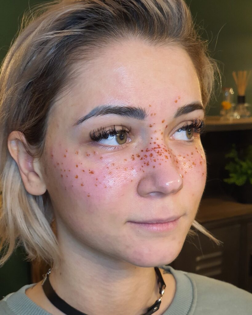 Star Freckles Tattoo For A Celestial Touch