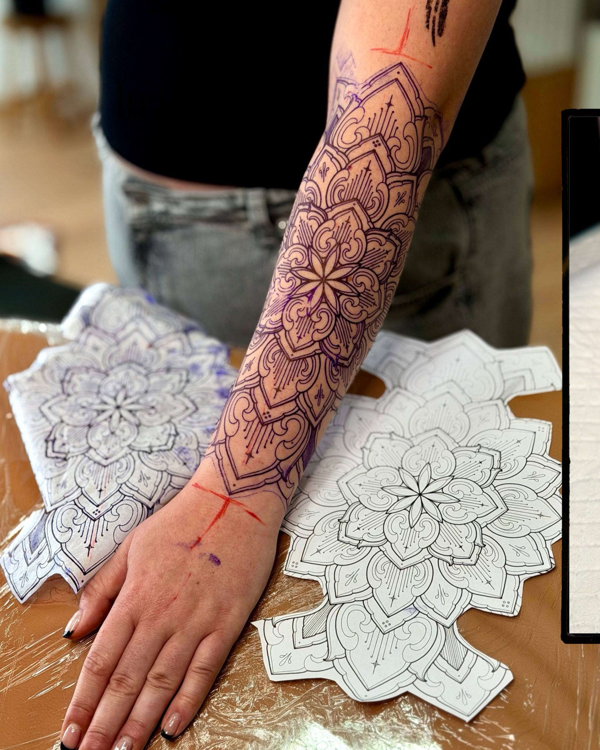 Full Forearm Mandala Tattoo mandala tattoo ideas tattoo
