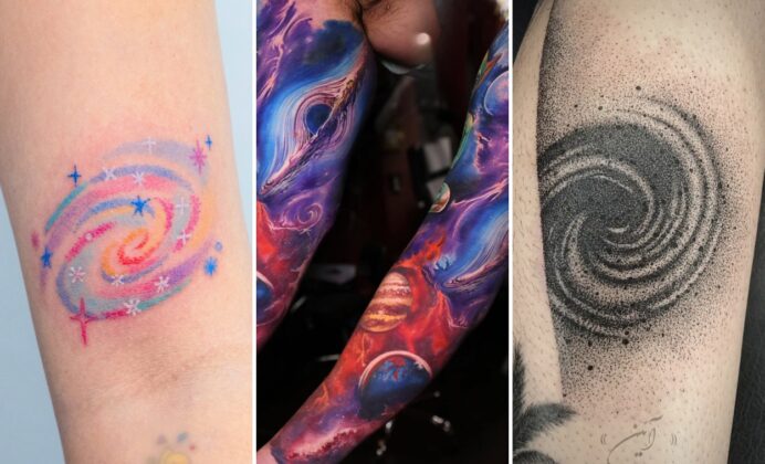 15+ Aesthetic Galaxy Tattoo Ideas Showcasing Galaxy Artistry