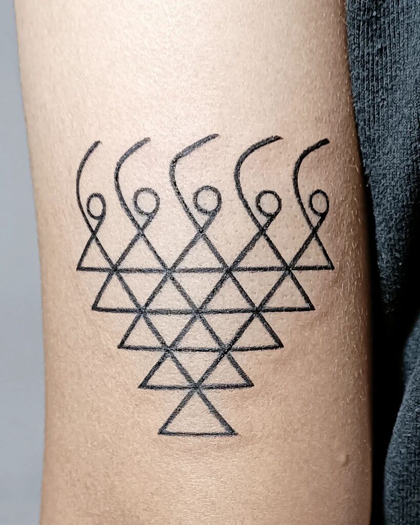 Geometric Harmony Dance meaningful tattoos to check out tattoo
