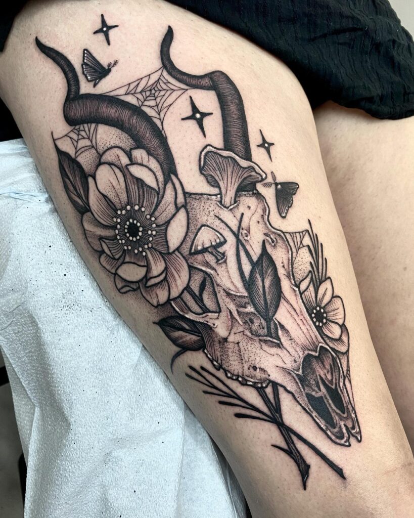 Fairy Cow Tattoo mystical tattoos tattoo
