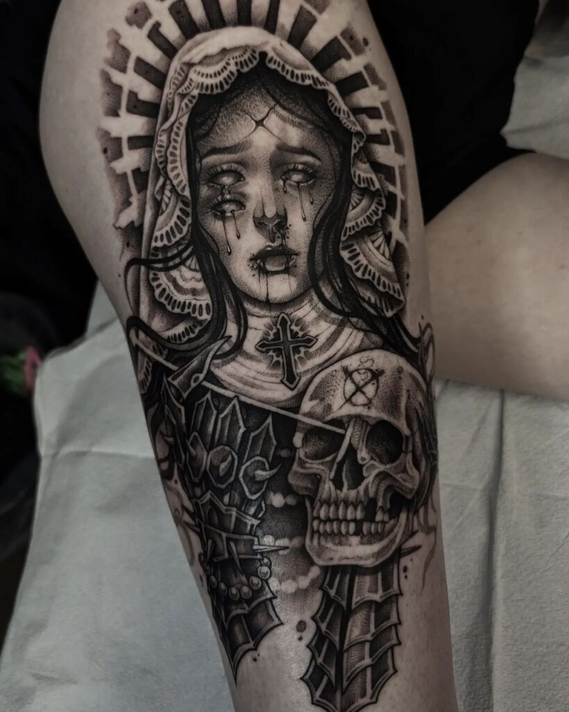 Hand of Faith Virgin Mary Tattoo virgin mary tattoos tattoo