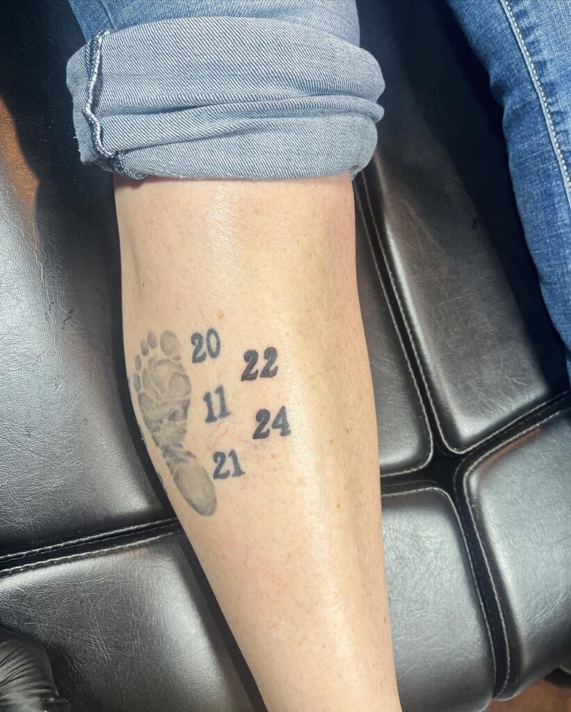 Grandchildren’s Birth Years grandchildren tattoos for grandparents tattoo