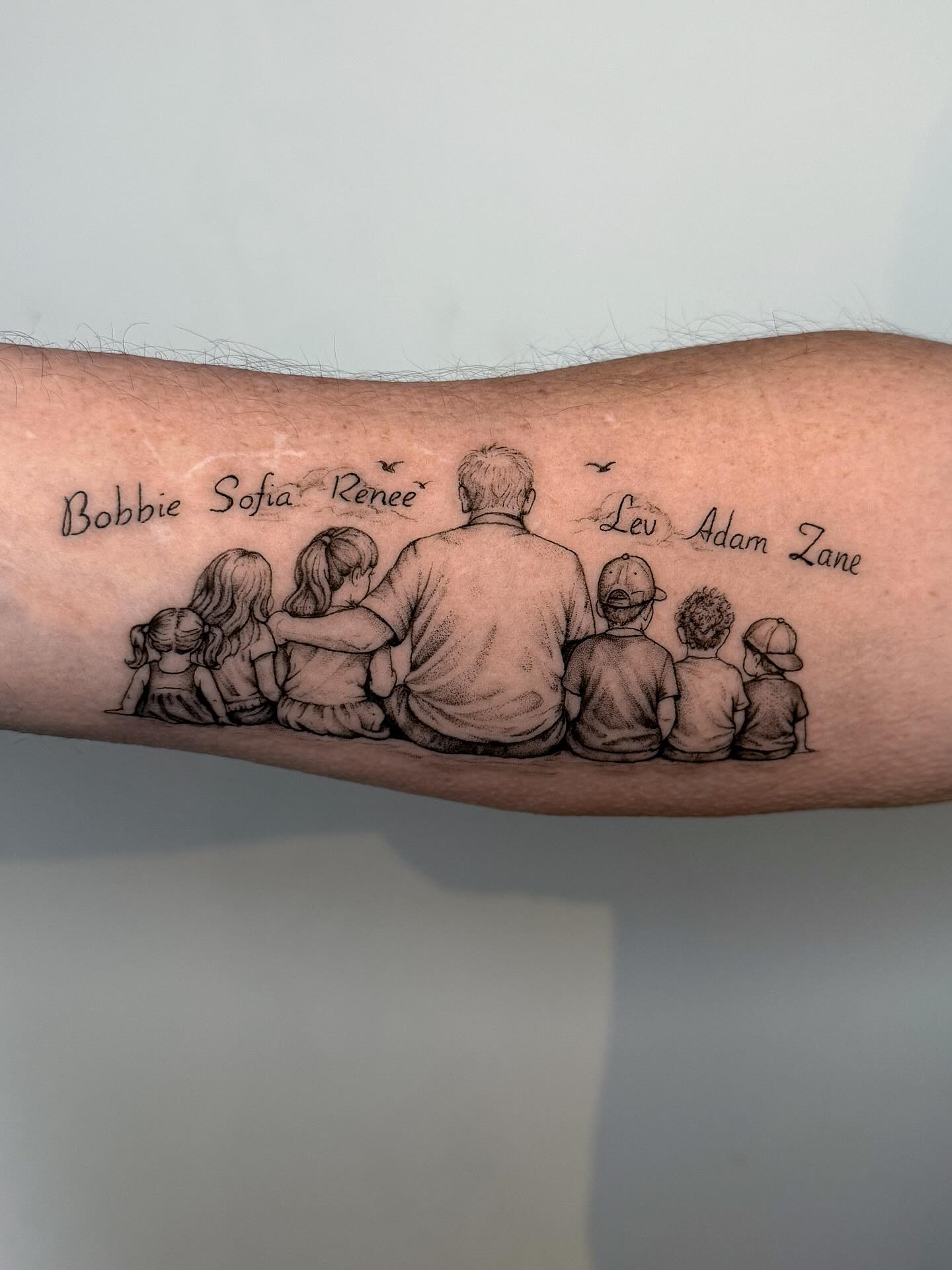 Three Owls Grandchildren Tattoo grandchildren tattoos ideas tattoo
