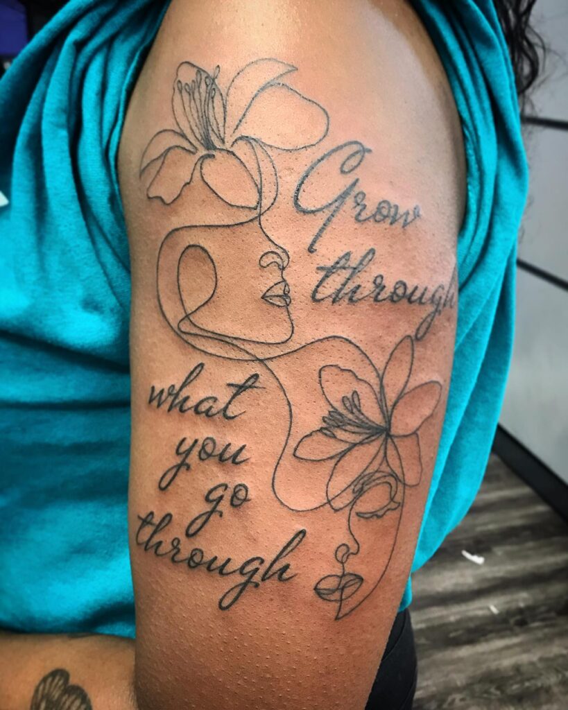 Grow Through What You Go Through meaningful tattoos to check out tattoo