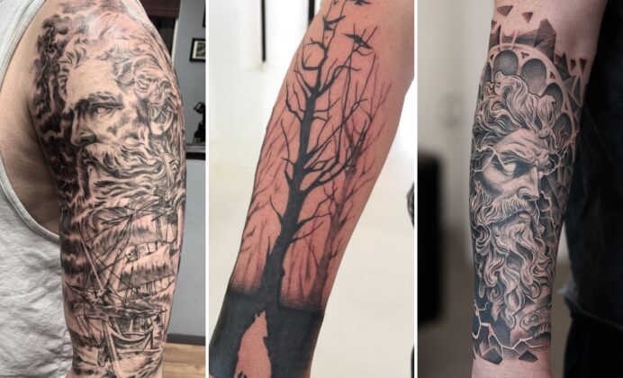 15+ Aesthetic Half Sleeve Tattoo Ideas For Men Showcasing Half Sleeve Artistry