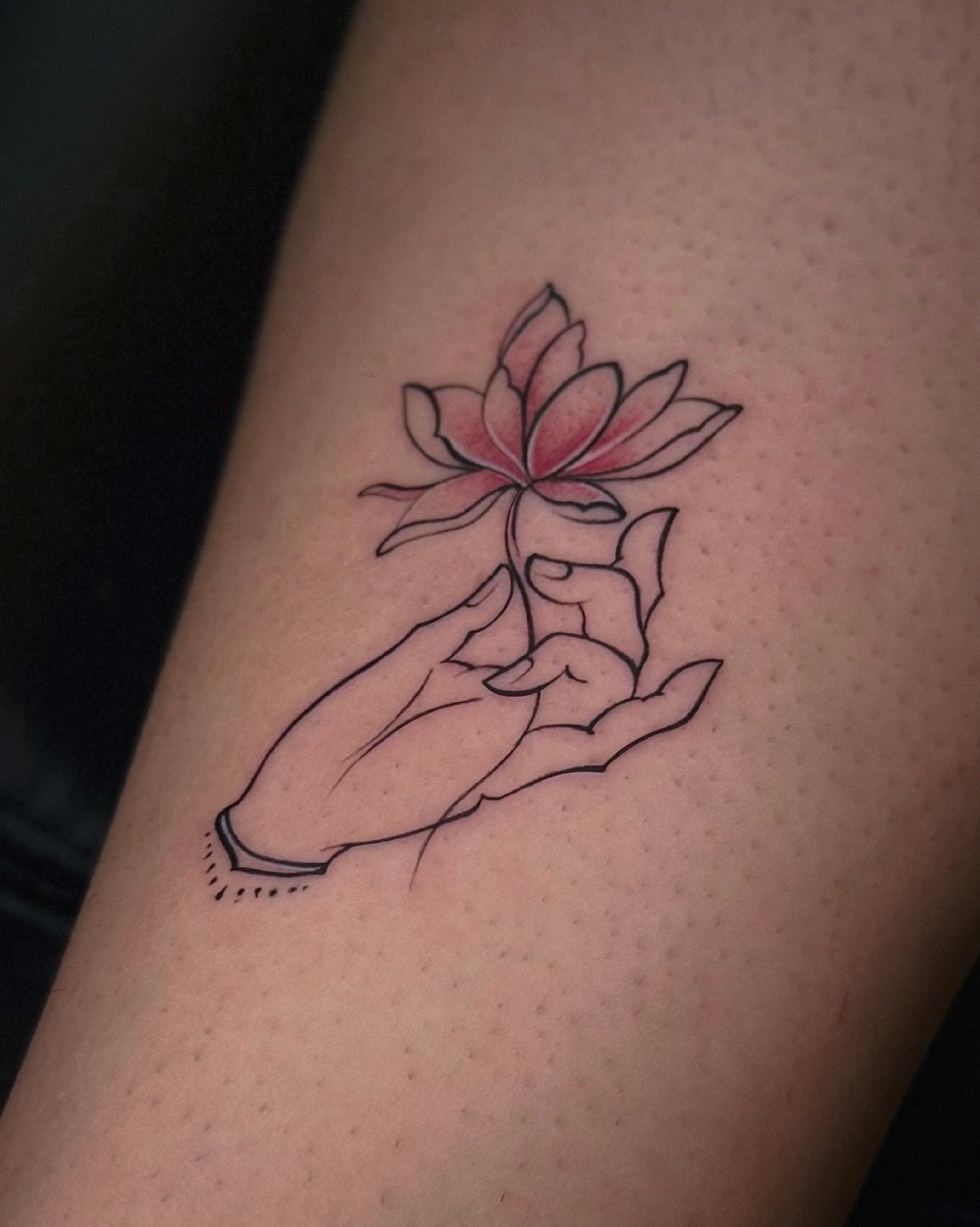 Hand Holding Lotus Flower Tattoo lotus flower tattoo ideas meaning tattoo