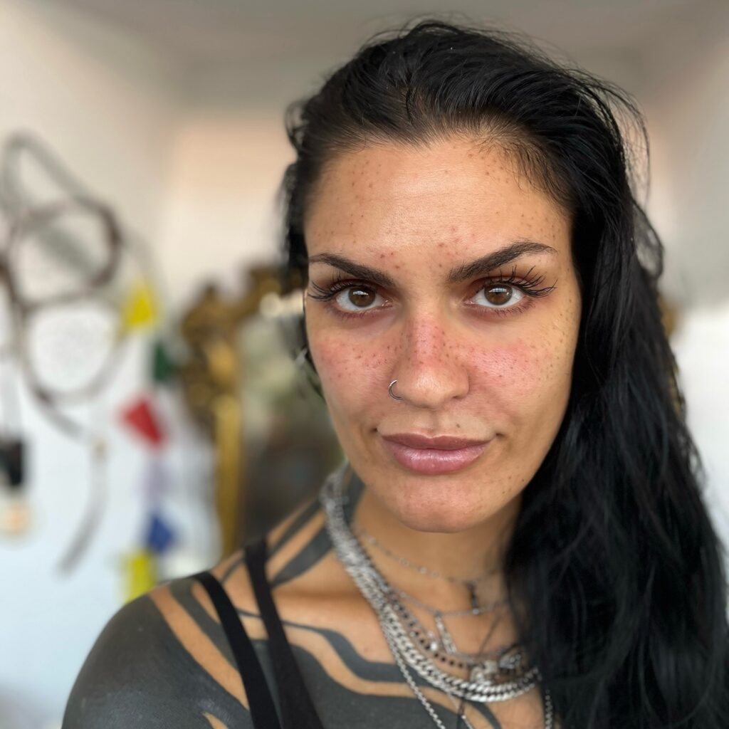 Softly Scattered Freckles Tattoo With A Delicate Finish