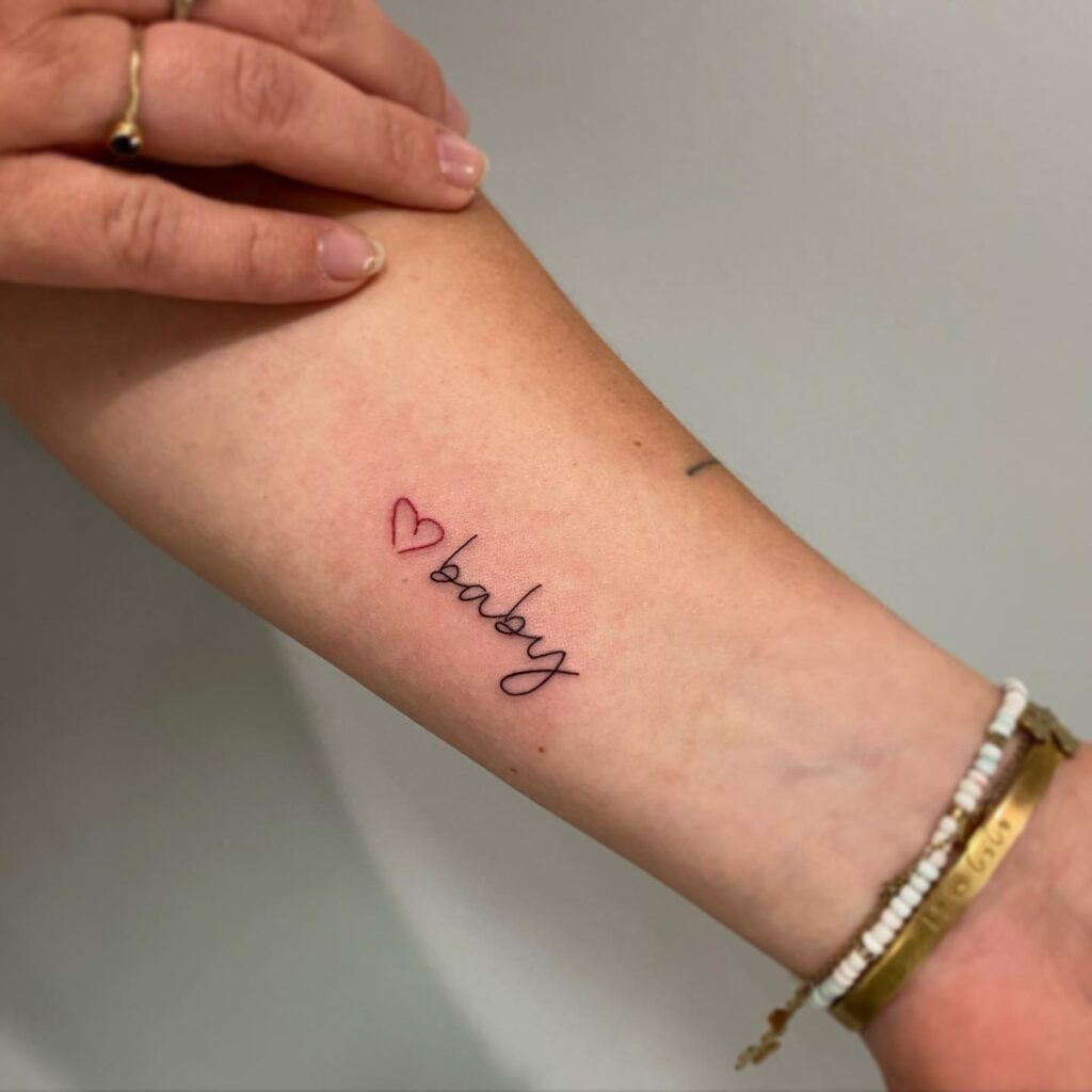 Never Forgotten, Forever Loved Wrist Tattoo