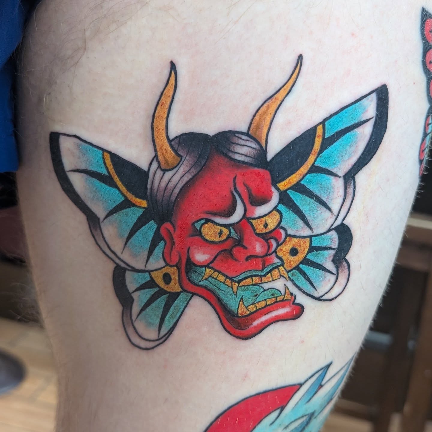 Hannya Butterfly Tattoo