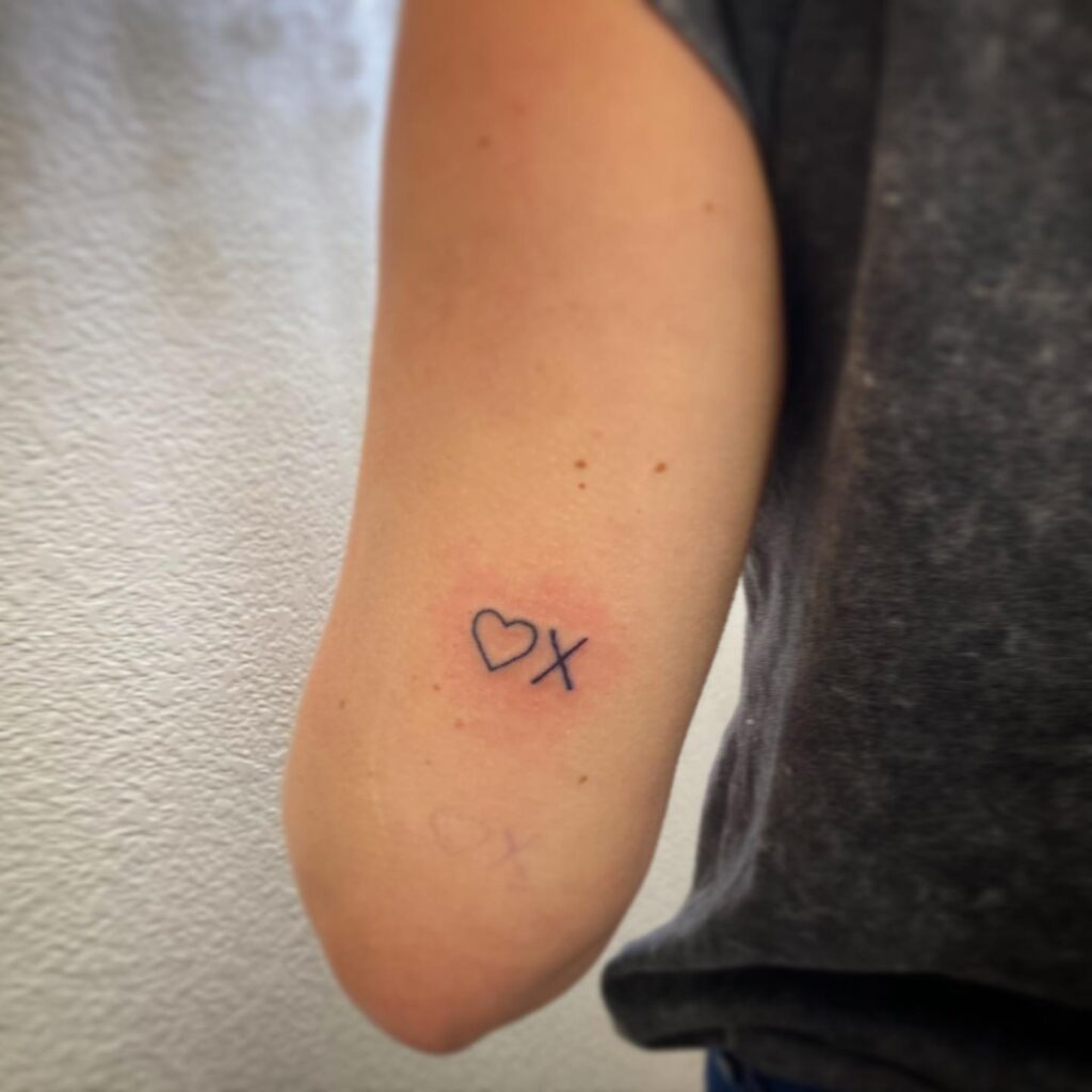 Kiwi Heart Tattoo small heart tattoo ideas tattoo