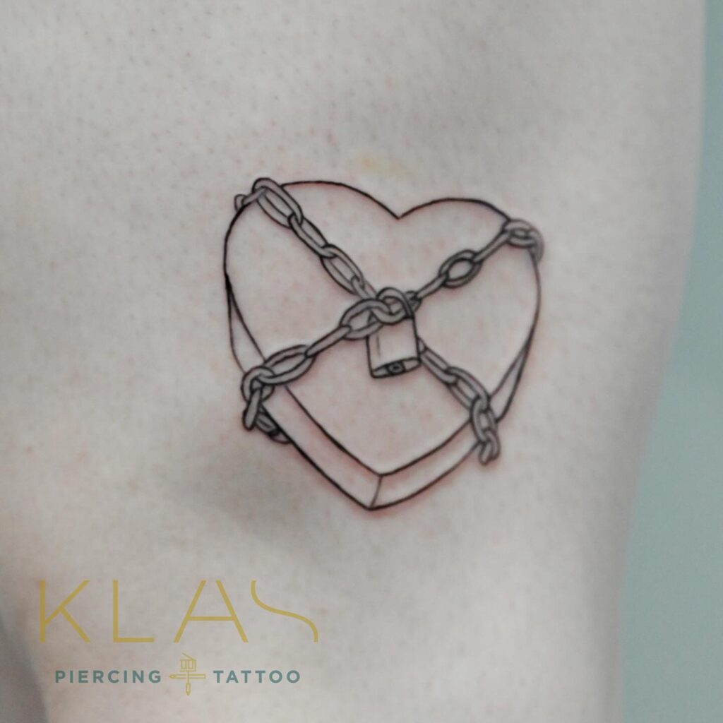 Flaming Black Heart Tattoo small heart tattoo ideas tattoo