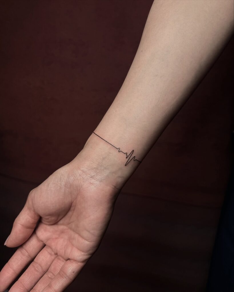 Double Black Armband Bracelet Tattoo