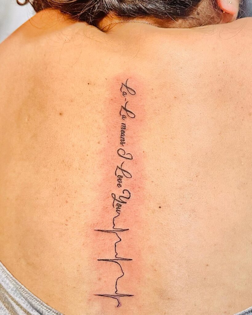 Heartbeat of Love meaningful tattoos to check out tattoo