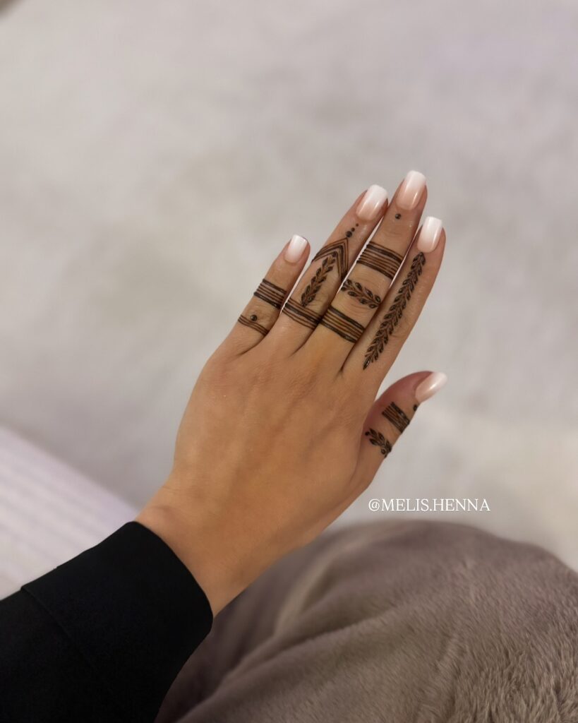 Geometric Henna Armband henna tattoo