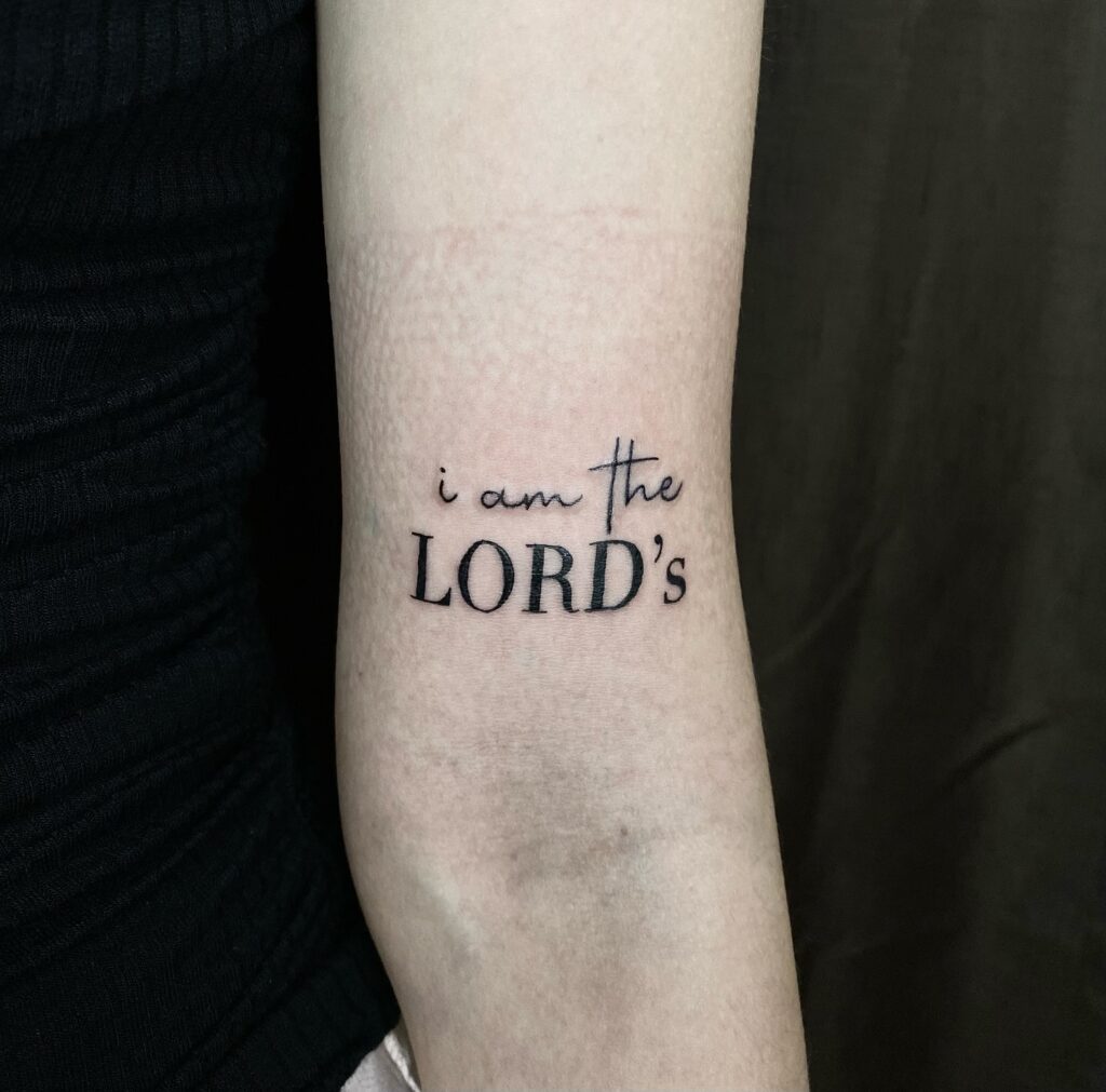 Sword of the Spirit Tattoo with Hebrews 4:12-13 christian tattoos tattoo