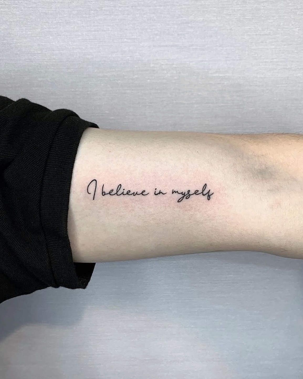 I Believe in Myself Tattoo meaningful word tattoos tattoo