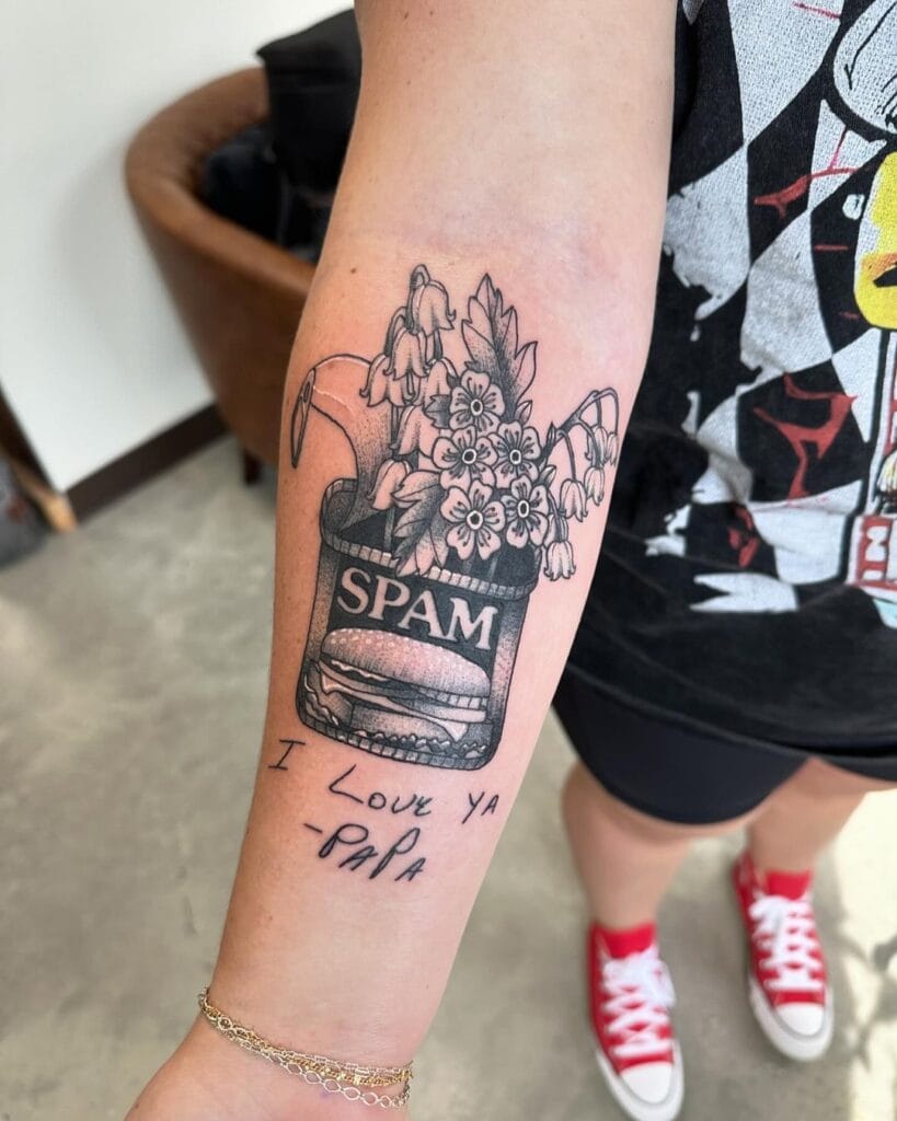 I Love Ya Papa memorial tattoos tattoo