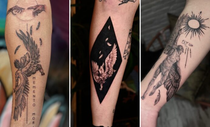 15+ Icarus Tattoo Ideas Depicting Daring Ambition and the Fall from the Sun