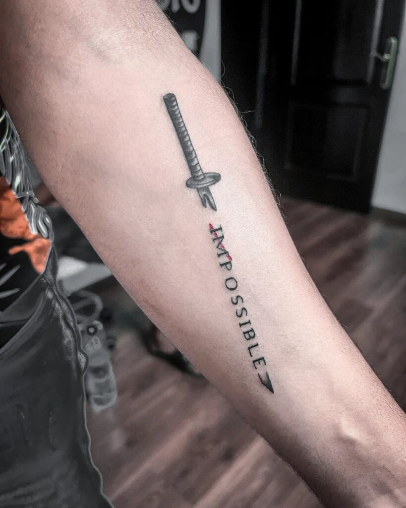 Impossible to Possible &ndash; Shifting Mindset quote tattoo ideas for men tattoo