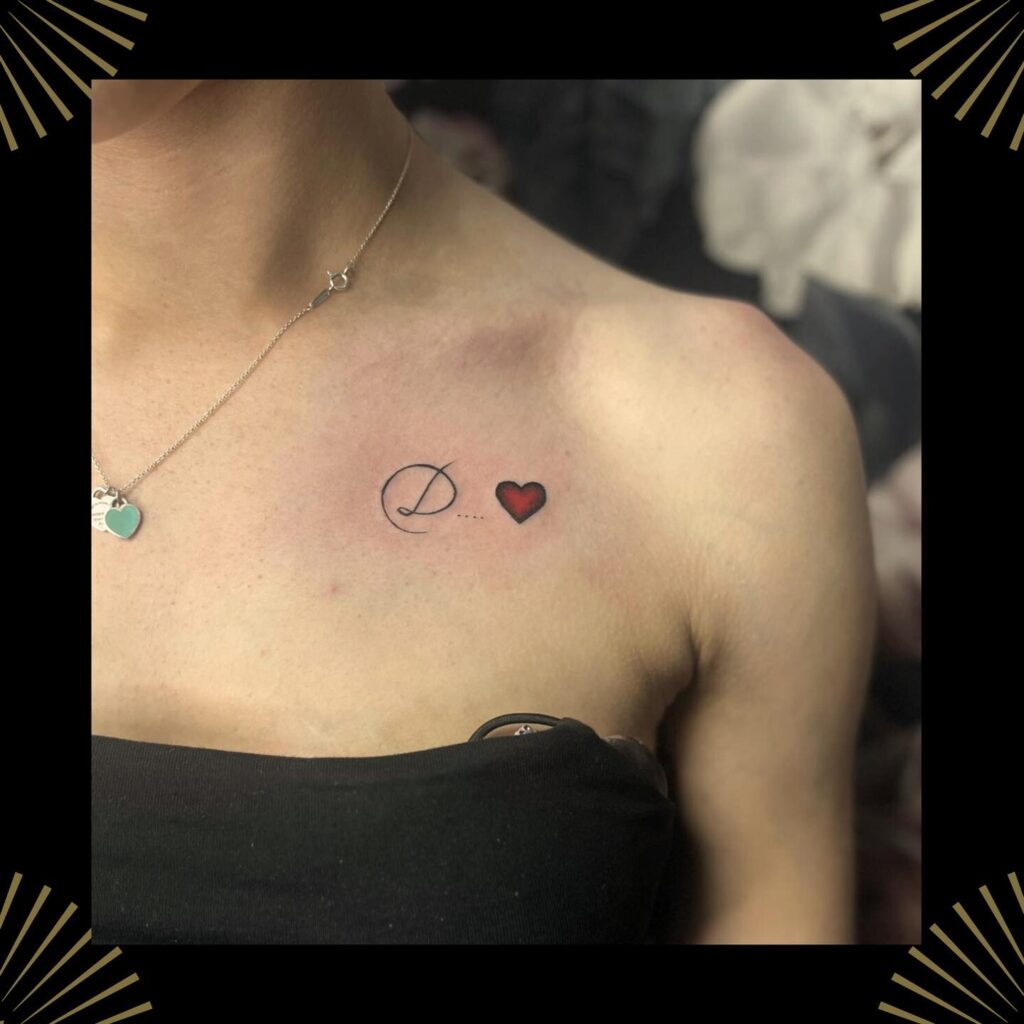 Tiny Heart Outline on Wrist small heart tattoo ideas tattoo