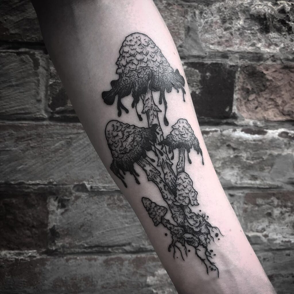 Floral Earth and Galaxy Tattoo earthy tattoo ideas tattoo