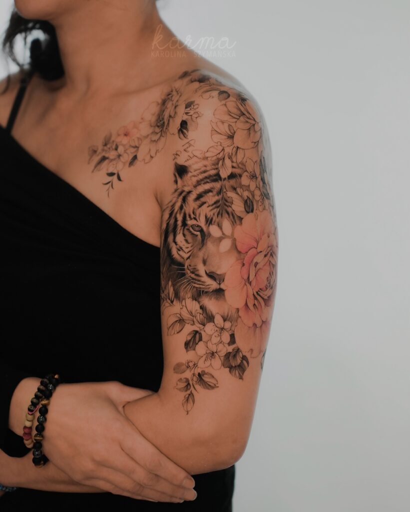 Inner Bicep Near the Axilla tattoo placement