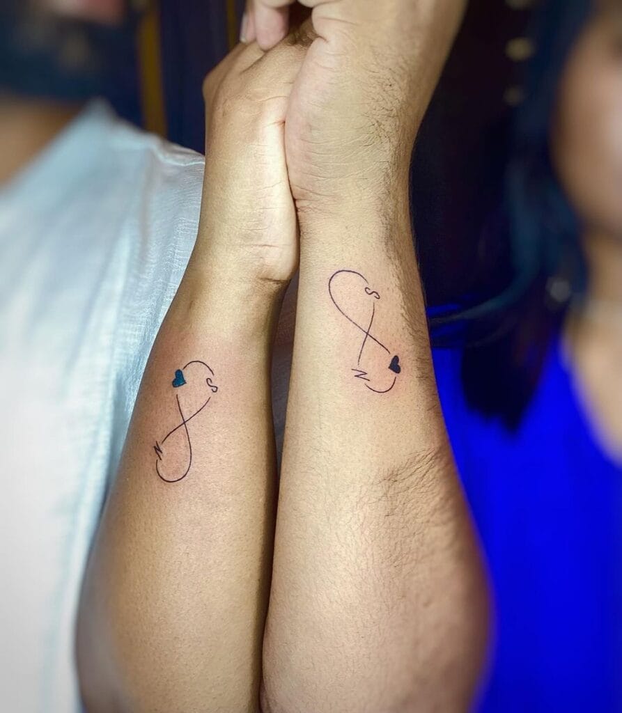 Intertwined Infinity Symbols Tattoo