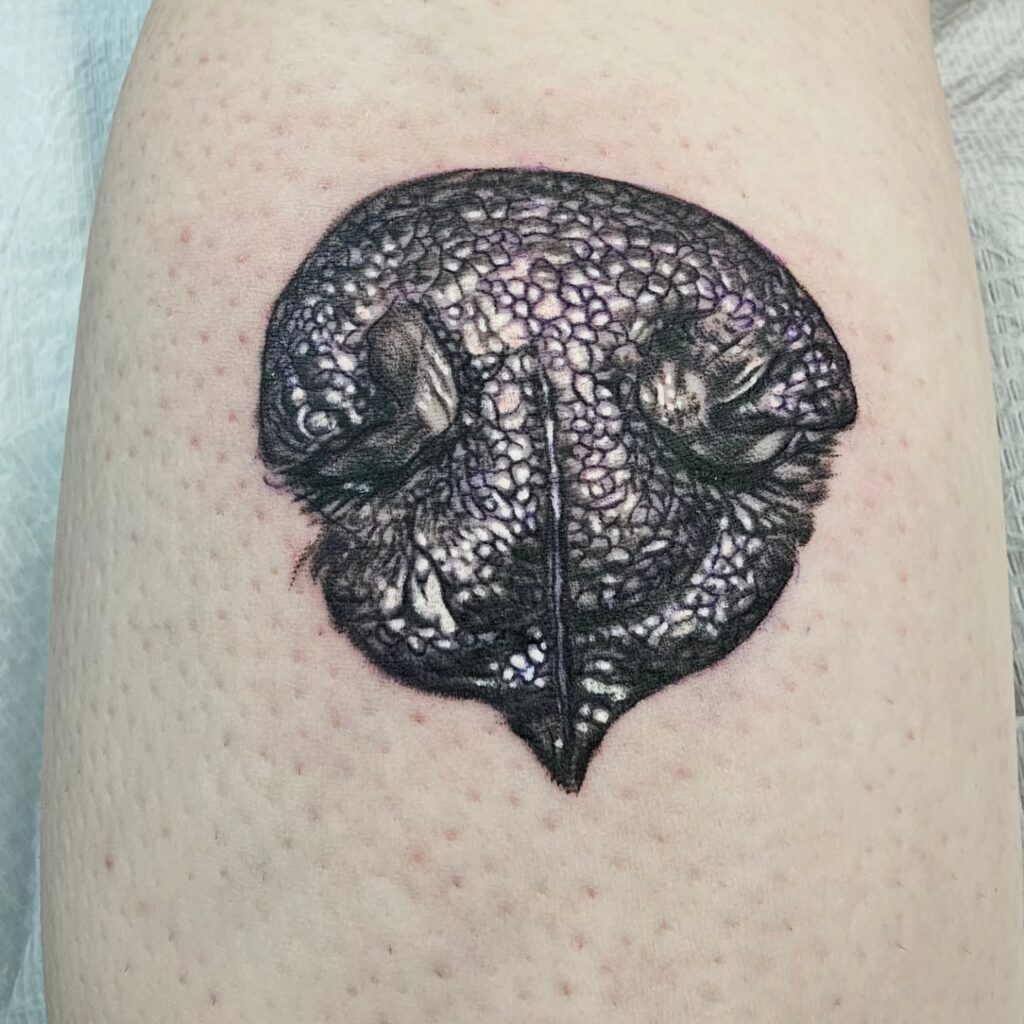 Intricate Dog Nose Imprint Tattoo dog memorial tattoos tattoo