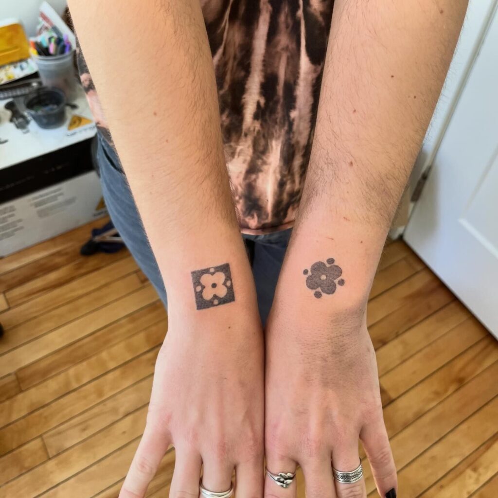 Sweetheart Script Wrist Tattoo